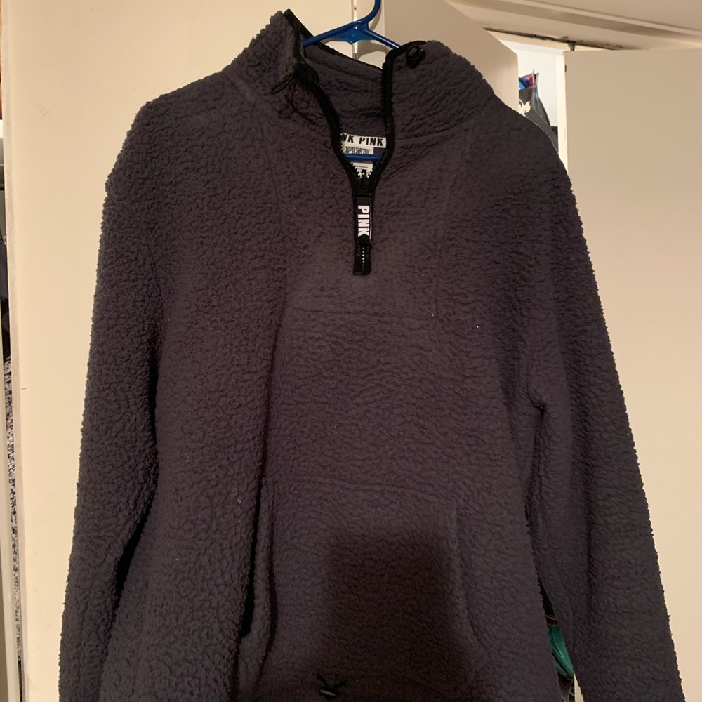 Pink Sherpa pullover